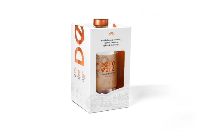 DOMOVINA Marhuľovica 0,7l + Box