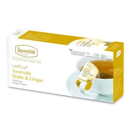 Ronnefeldt LeafCup Čaj Ayurveda bylinky a zázvor (bal 15)